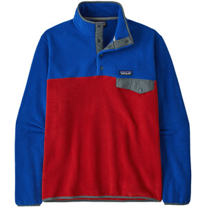Patagonia Lightweight Synchilla Snap-T Pullover Herren blau/rot blau/rot