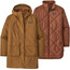 Patagonia Pine Bank Parka 3 in 1 Donna, marrone