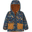 Patagonia Down Sweater Reversible Hoody Kids fitz roy patchwork/ink black