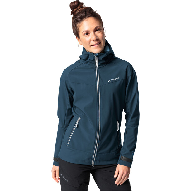 VAUDE All Year Elope Giacca Softshell Donna, blu