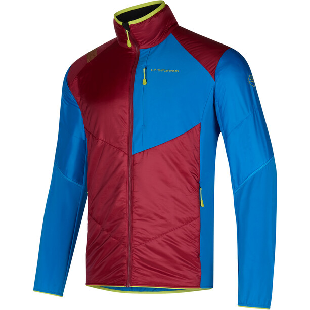 La Sportiva Ascent Primaloft Jacket Men sangria/electric blue