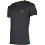 La Sportiva Climbing On The Moon T-Shirt Men carbon/giallo