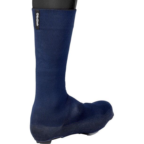 GripGrab Flandrien Waterproof Couvre-chaussures de route en tricot, bleu