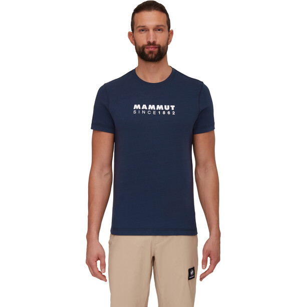 Mammut Core Logo Koszulka Mężczyźni, niebieski