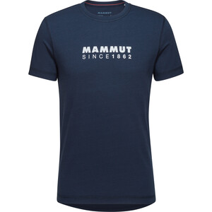 Mammut Core Logo T-Shirt Homme, bleu bleu