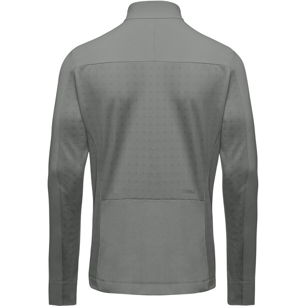 GOREWEAR TrailKPR Hybrid Langarm Shirt mit 1/2 Reißverschluss Herren grau