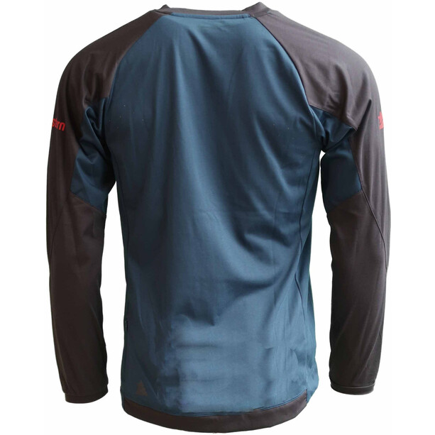 Zimtstern PureFlowz Camisa LS Hombre, azul/negro