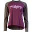 Zimtstern PureFlowz Camiseta manga larga Mujer, violeta/marrón