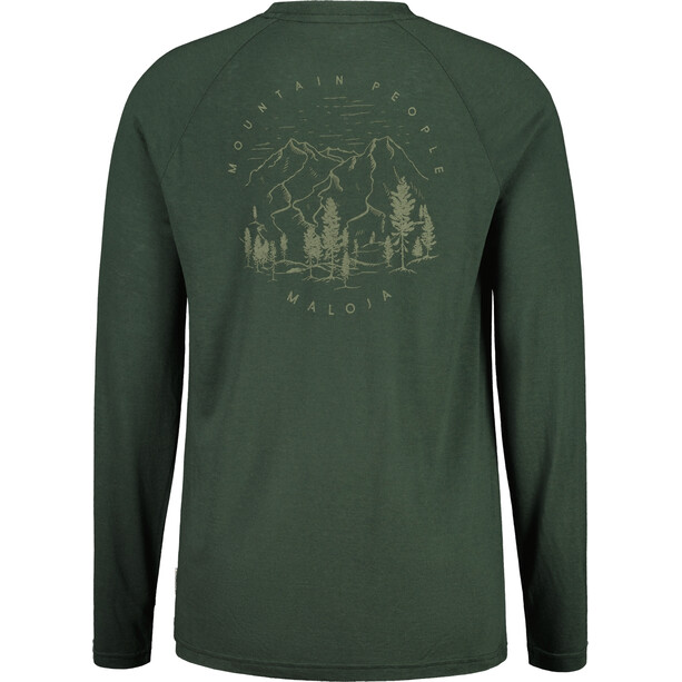 Maloja HurstM. Koszulka górska Mężczyźni, zielony