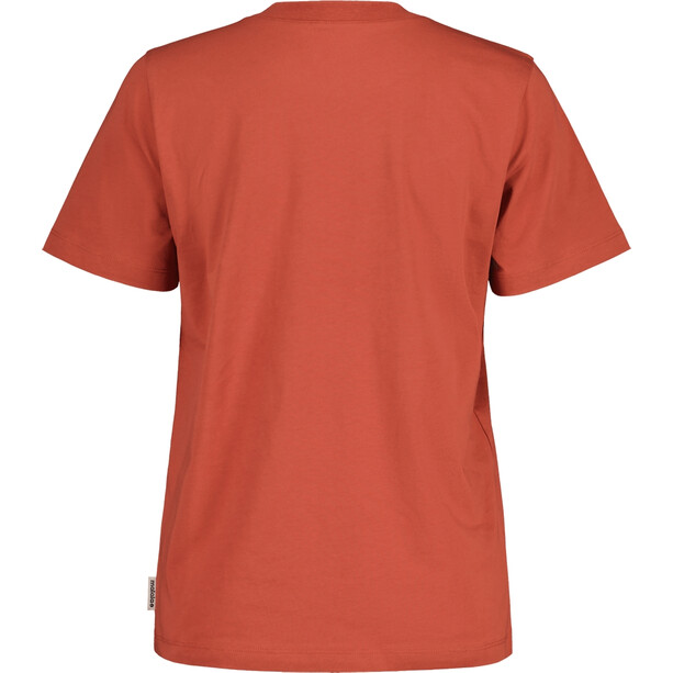 Maloja MargaM. Koszulka z bawełny organicznej Kobiety, czerwony