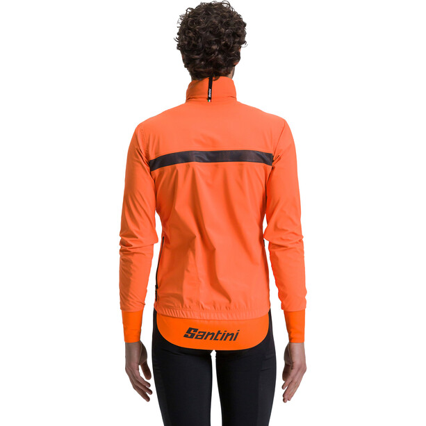 Santini Guard Neos Rain Jacket Men, orange/noir