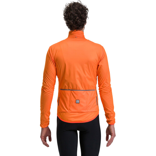 Santini Nebula Windbreaker mit Rückentaschen Herren orange