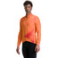 Santini Pure Dye Thermal Jersey Men, orange/noir