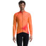 Santini Pure Dye Thermische jersey Heren, oranje/zwart