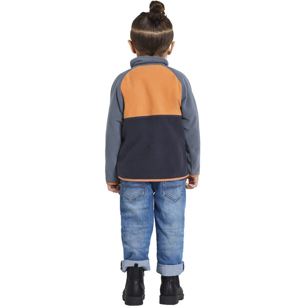 DIDRIKSONS Monte Half Buttoned Jacket Kids, niebieski/szary