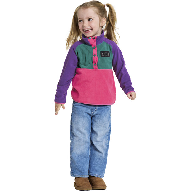 DIDRIKSONS Monte Half Buttoned Jacket Kids, rosa/viola