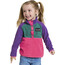 DIDRIKSONS Monte Half Buttoned Jacket Kids, rosa/viola