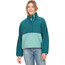 Marmot Aros Half-Zip Fleece Sweater Women dark jungle/blue agave