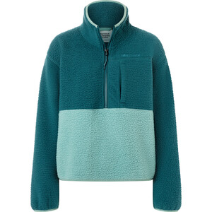 Marmot Aros Half-Zip Fleece Sweater Women, Bleu pétrole/vert Bleu pétrole/vert