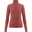 Aclima DesignWool Glitre Mock Neck Shirt Women, rood