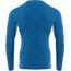 Aclima WarmWool Koszula z dekoltem Mężczyźni, niebieski