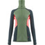 Aclima WarmWool Polo Shirt Women, groen/rood