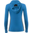 Aclima WarmWool Zipped Hood Sweater Women, bleu