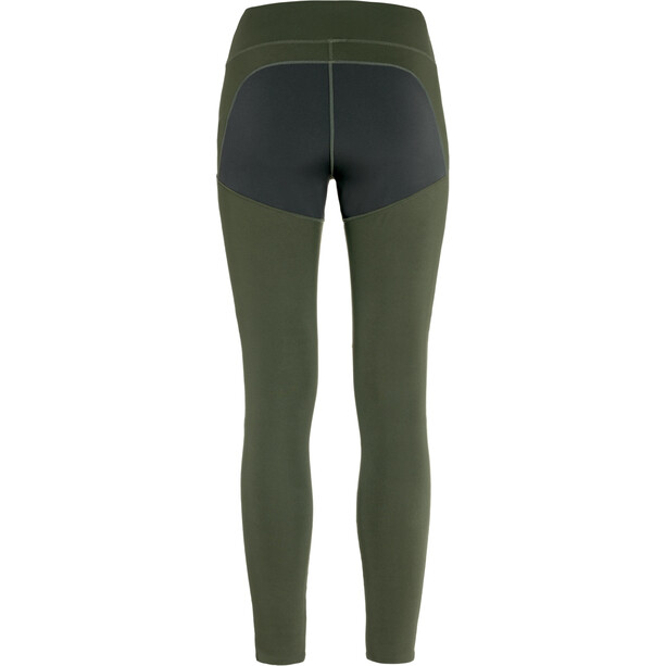 Fjällräven Abisko Pro Pantaloni Donna, verde/grigio