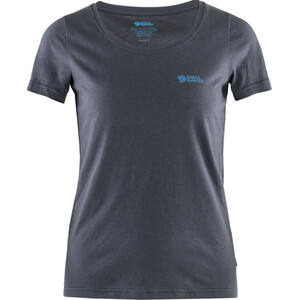 Fjällräven Logo T-Shirt Damen blau blau