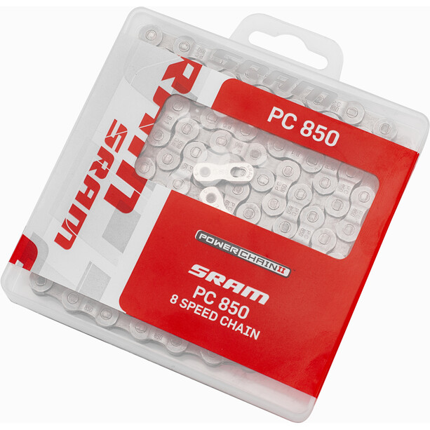 SRAM PC-850 Fietsketting 8-speed, zilver