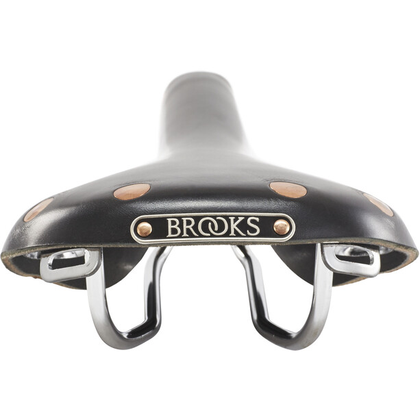 Brooks Swift Chrome Special Sillín Cuero Core, negro