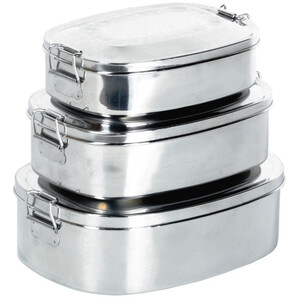 Basic Nature Lunch Box Stainless Steel 