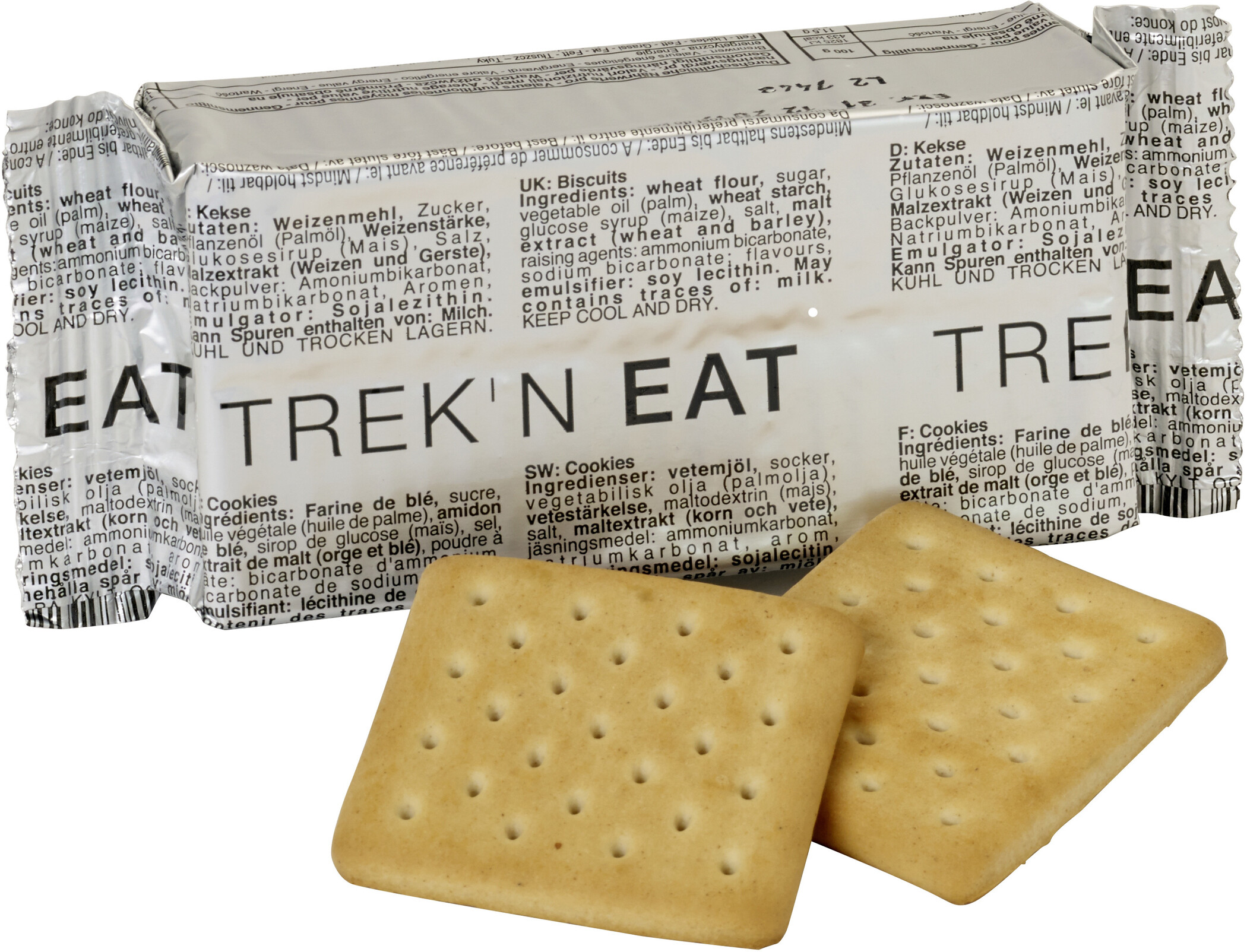 trek and eat biscuits