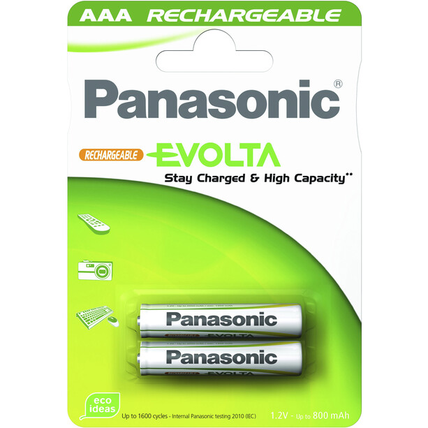 Panasonic AAA Evolta Akku 2 Stück Geladen