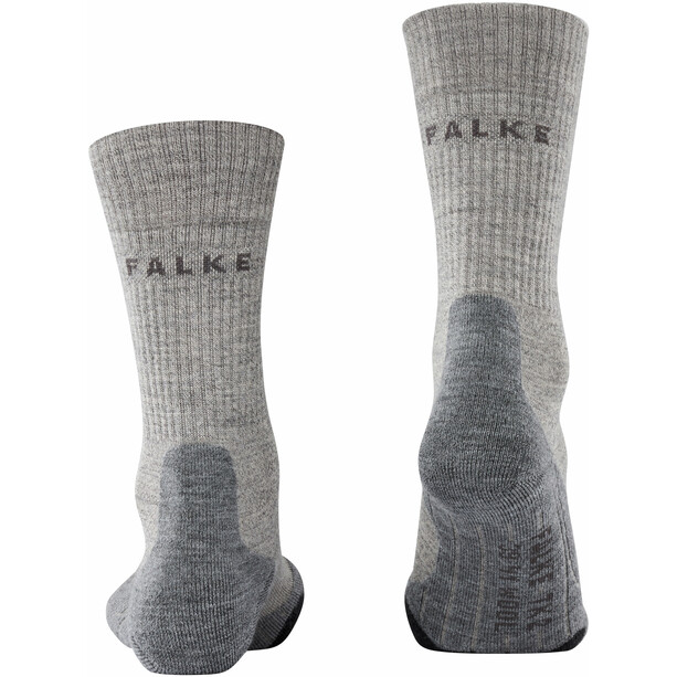 Falke TK2 Crest Trekking Socken Damen grau/beige