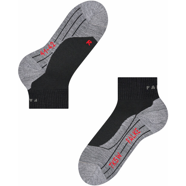 Falke TK5 Short Trekking Socken Damen schwarz/grau