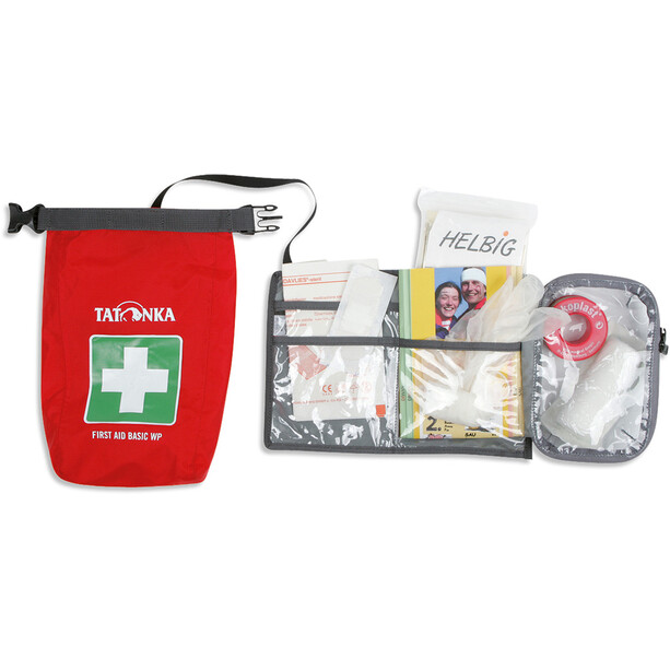 Tatonka First Aid Basic Waterdicht, rood/groen