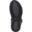 Teva Tirra Leather Sandalen Dames, zwart/wit