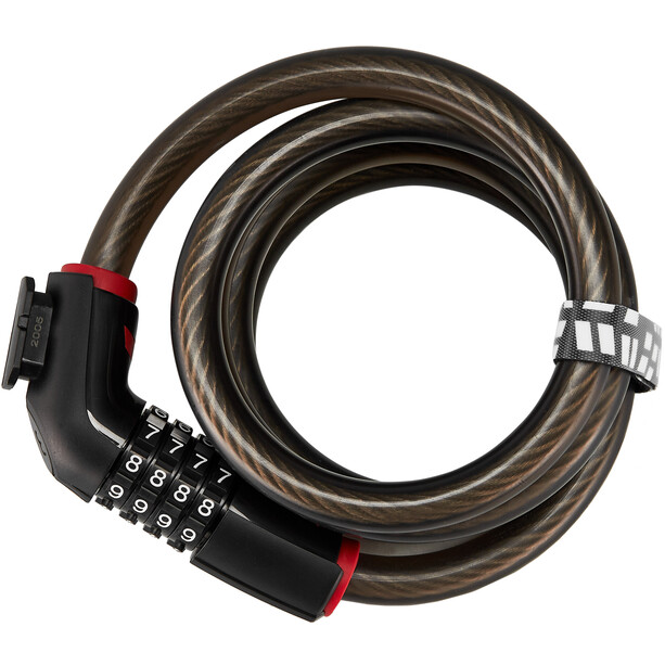 BBB Cycling CodeLock BBL-45 Candado Cable Espiral, negro