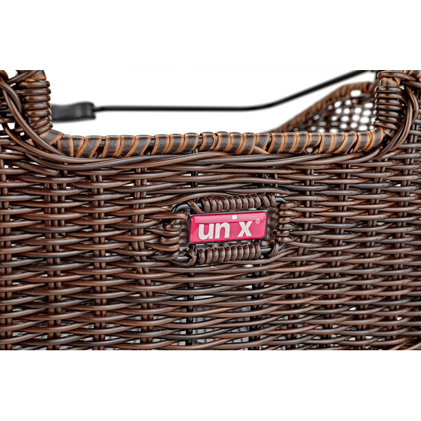 Unix Mateo Rear Wheel Basket finely woven brown