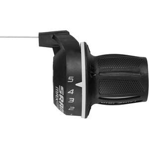 SRAM Vridreglage Grip Shifter bak, höger, 5-växlad svart svart