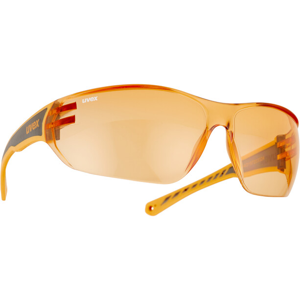 UVEX Sportstyle 204 Bril, zwart/oranje