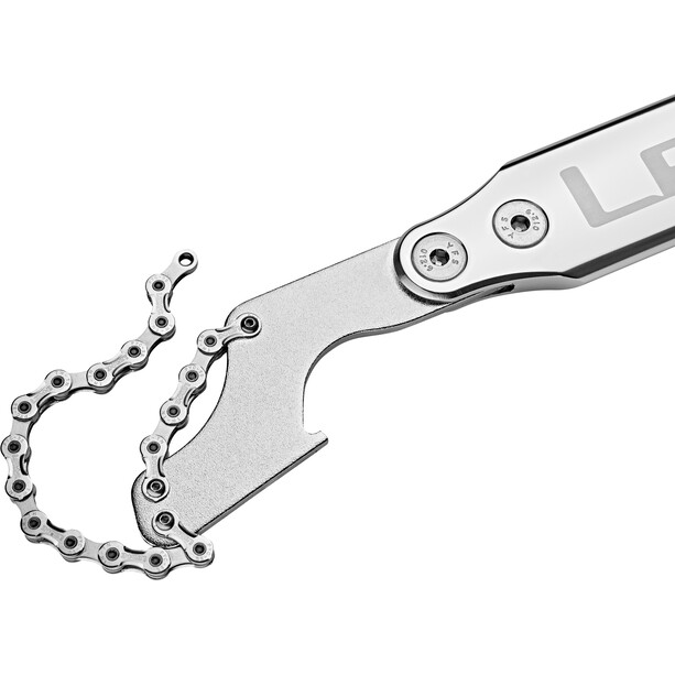 Lezyne CNC Chain Rod Tool Látigo Cadena, Plateado