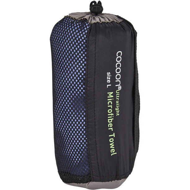 Cocoon Mikrofaster Handtuch Ultralight X-Large blau