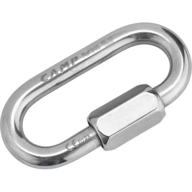 Camp Oval Quick Link Stainless Schroefelement 10mm 