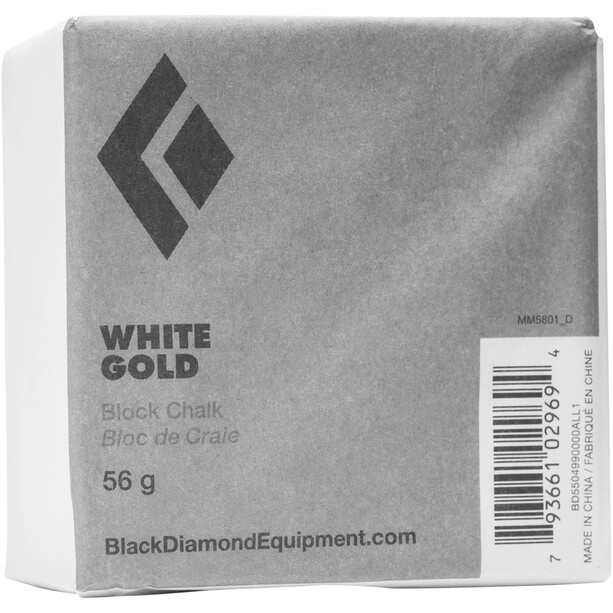 Black Diamond Solid White Gold Bloque 56g 