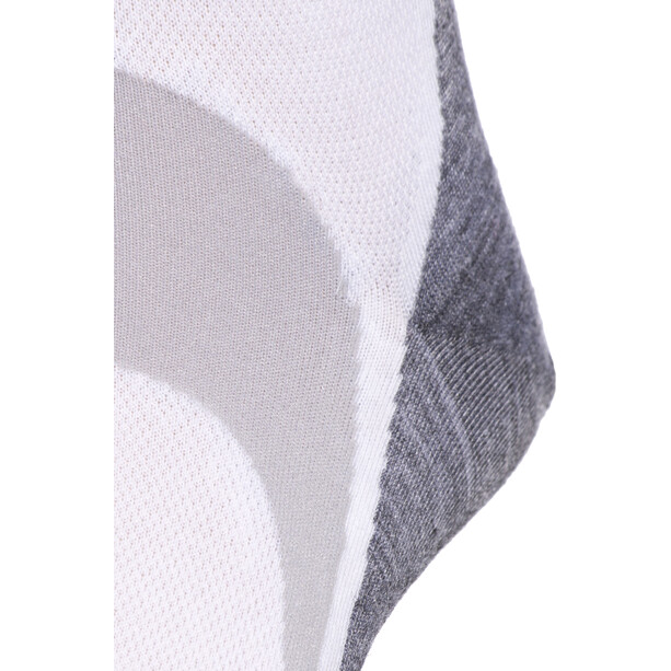 Falke BC6 Chaussettes de cyclisme, blanc/gris