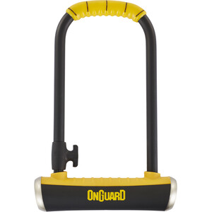 Onguard Pitbull STD 8003 Antifurto a U 115x230mm Ø14mm, nero/giallo nero/giallo