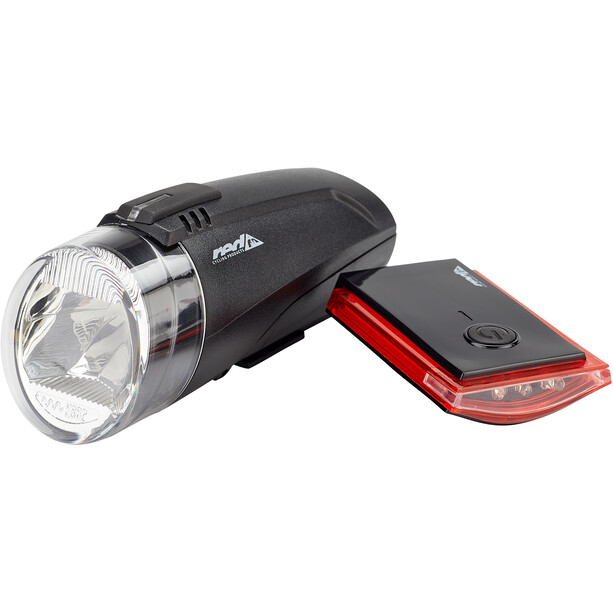 Red Cycling Products Bike Eye LED Beleuchtungs Set schwarz