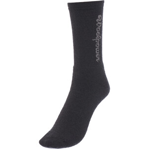 Woolpower 400 Logo Socken schwarz schwarz
